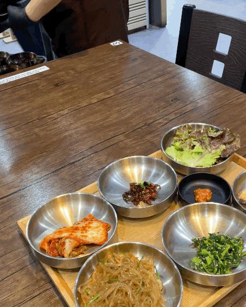  12첩 반상 무한리필 부천 작동 한정식 까치울 맛집 김명주뜰안채밥상