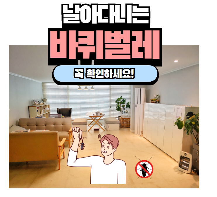날아다니는 바퀴벌레 잡는법 경로 종류 새끼 번식 퇴치