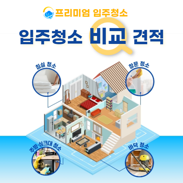  입주청소, 거주 청소, 사무실 청소 청소비용(공간살균무상시공)