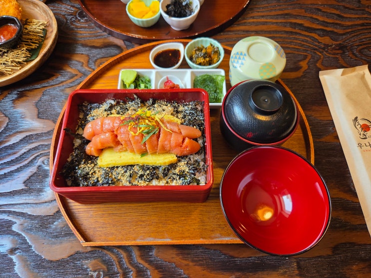 대전 월평동맛집 "우나기칸" 재방문: 멘타이쥬에 메밀소바 조합 굿