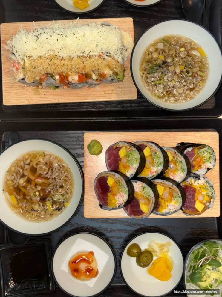  캘리포니아롤 먹으러 미미롤집 참치 후토마끼 수색역 맛집