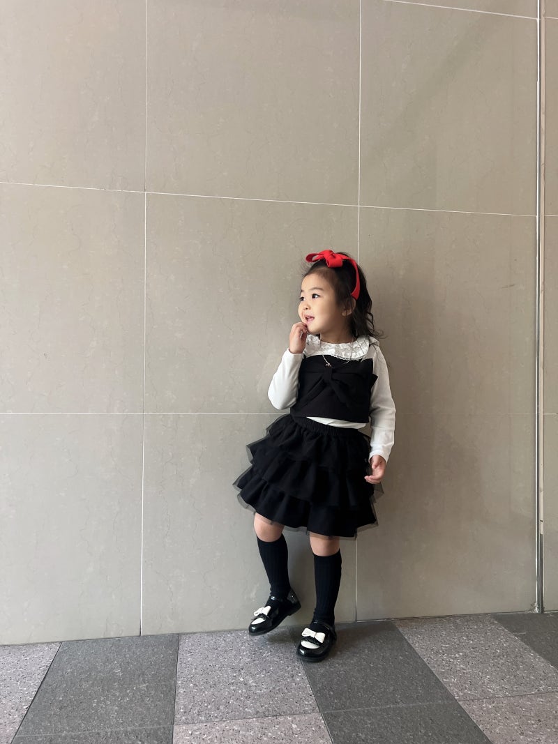 [로아앤제인] 인형뷔스티에 / 앤유 캉캉 스커트 / 이브닝 티셔츠