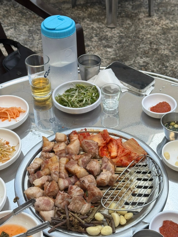  동래 노상 삼겹살 맛집, 돼지한마리 방문 후기