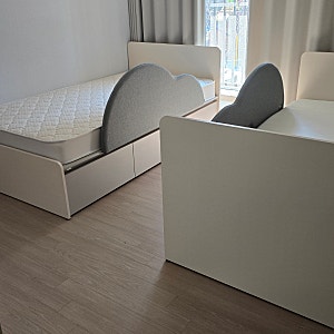 [내돈내산] 일룸 티에드 침대와 데일리 키즈 매트리스로 형제 침실 꾸미기
