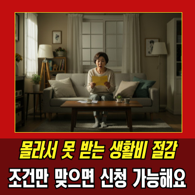 건강보험료경감대상자 조회 전 꼭 봐야할 정보
