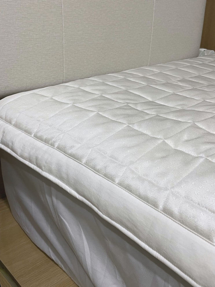 냉감침대패드 추천 집앤콕 하이쿨 냉감패드 논슬립패드 사용 후기