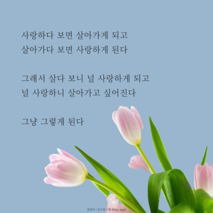  [좋은글] 사랑으로 사는 삶 "그중에 제일은 사랑이라"