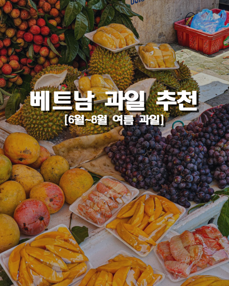 더운 여름 갈증해소에 딱! 베트남 인기 여름 과일 종류