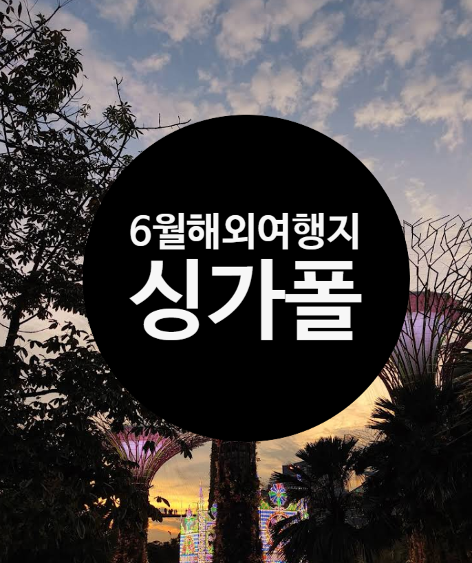  6월에 떠나는 싱가포르 여행 / 날씨,추천코스,경비까지 완벽 가이드