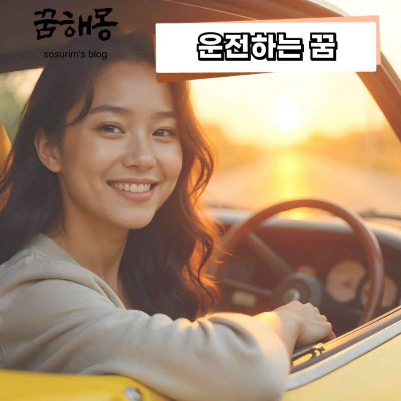 내가 버스 트럭 차 운전하는 꿈 해몽