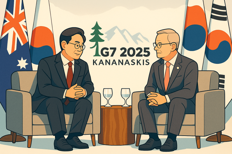 민주주의 한국의 복귀 선언, 이재명 대통령 첫 <b>정상회담</b>에서... 