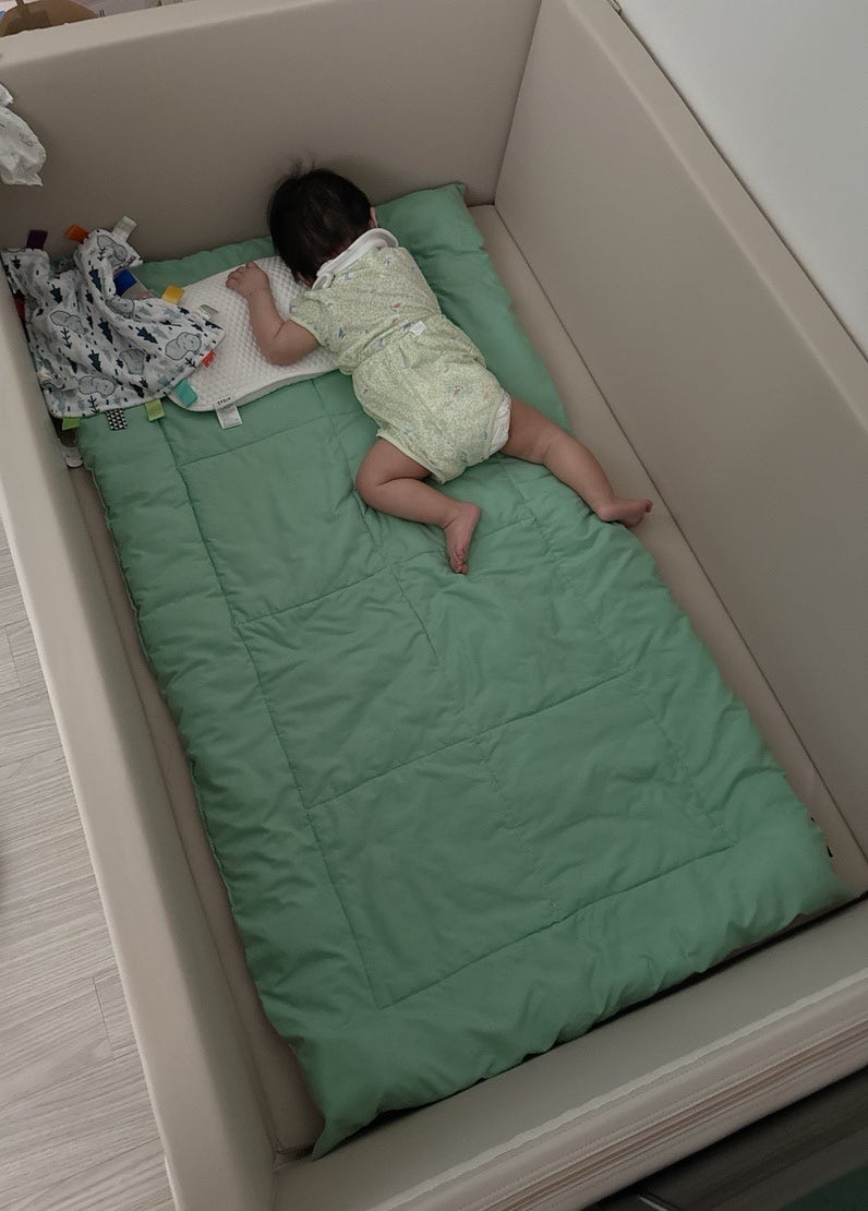 7개월 아기 까는 이불 추천, 쉬즈홈 토퍼, 가성비 좋은 아기 토퍼, 낮잠 토퍼 이불, 아기 꿀잠 ....