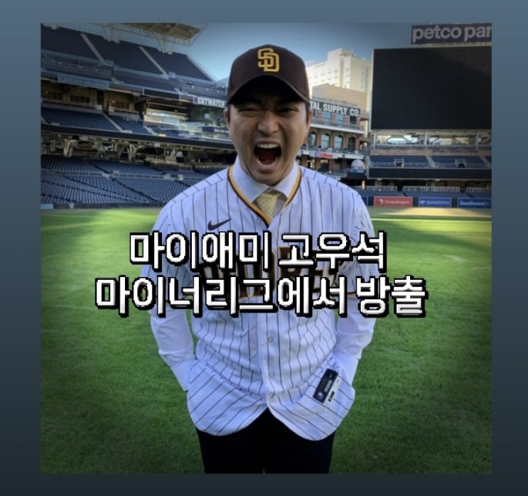MLB 벽은 높았다! <b>고우석</b> 마이너<b>리그</b>에서 방출