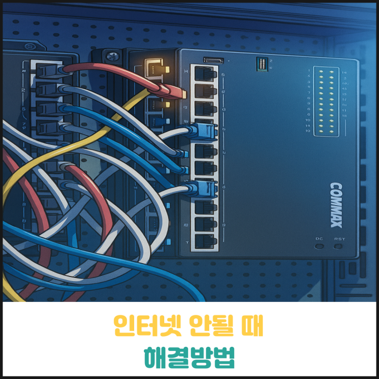 인터넷이 안될 때 해결 방법 인터넷이 안될 때 해결 방법