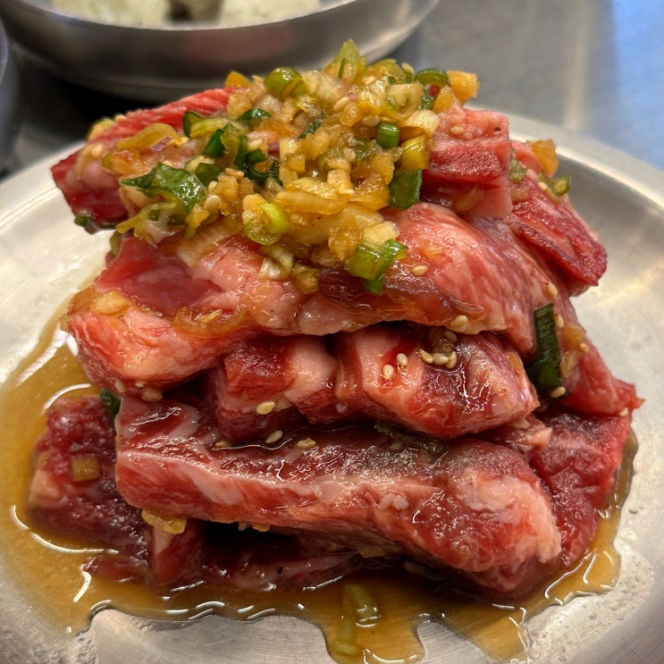  하남 맛집 미사역 맛집 양념소갈비 참숯고기 우대포 미사직영점
