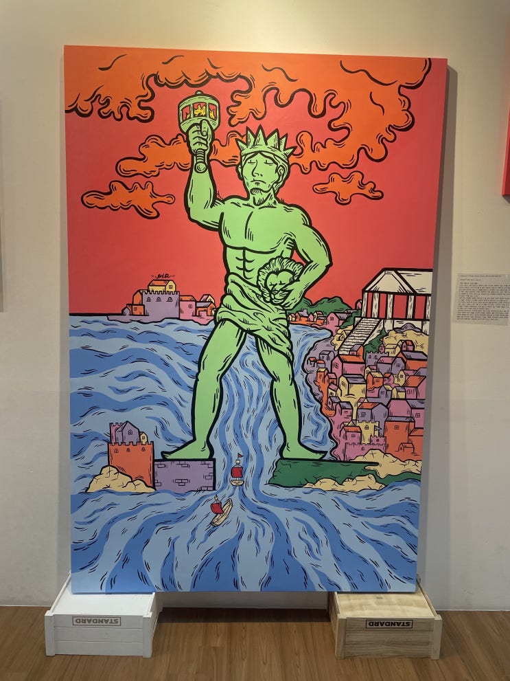  안산문화예술의전당 특별전시, 라스로프 작가의 <삶의 불꽃> 정보 및 후기