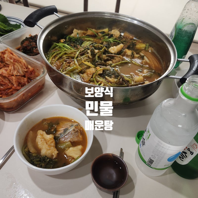 민물 메기매운탕 레시피 만들기