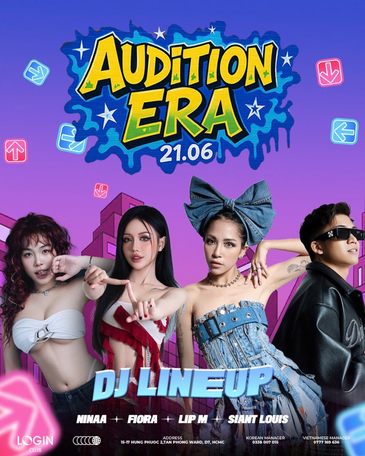  [호치민클럽추천] 6월 21일, LOGIN CLUB에서 ‘오디션 시대’가 부활합니다!