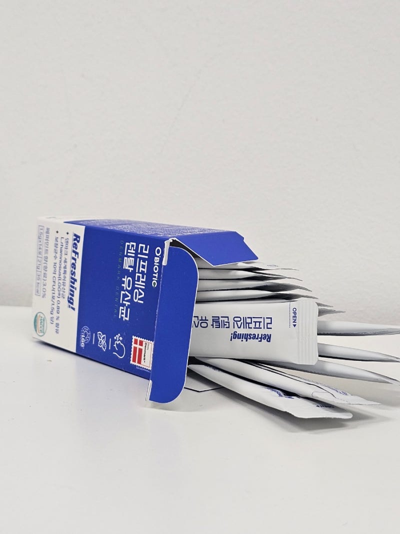 입냄새제거에 딱 맞는 유산균, 오바이오틱으로 시작한 구강관리 루틴
