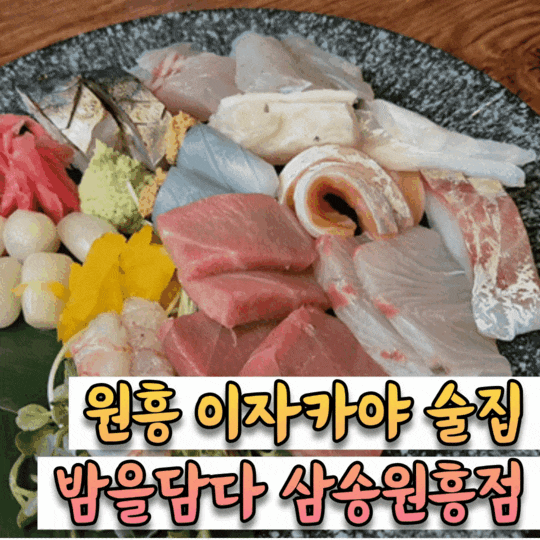 고양 원흥 이자카야 술맛 안주맛 기가 막힌 곳 [밤을 담다 삼송원흥점]