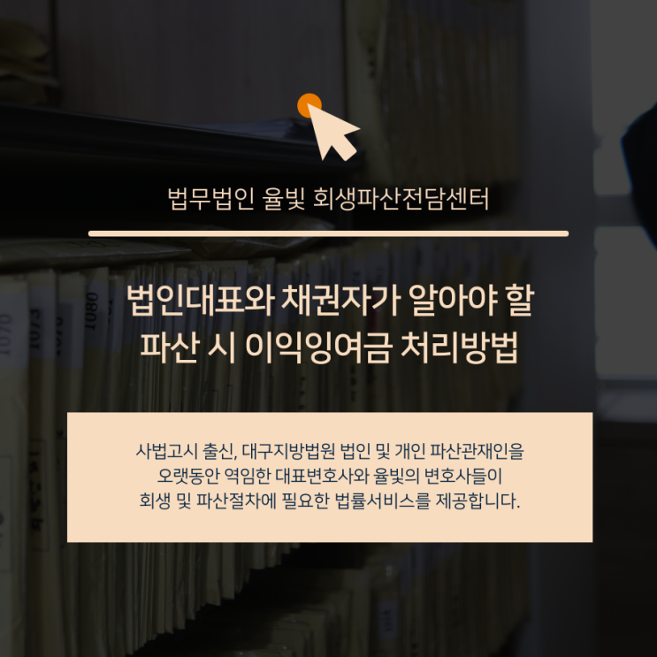  법인대표와 채권자가 알아야 할 파산 시 이익잉여금 처리방법
