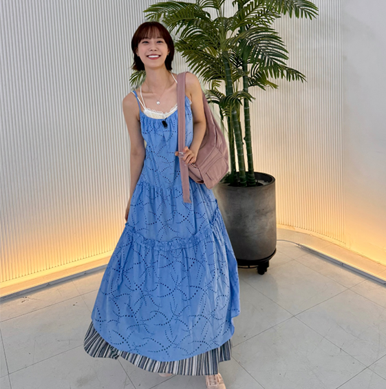 보기만 해도 시원한 허영지 캐주얼 데일리룩 패션