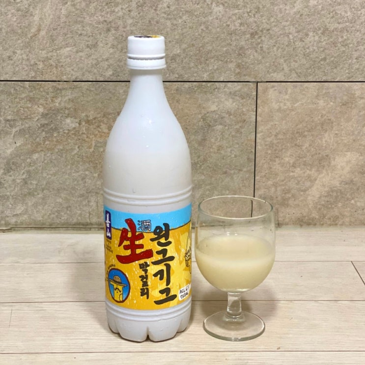  시원하고 가볍게 술술 마시기 좋은, 왼그기그 막걸리