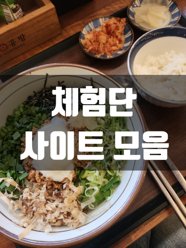  체험단 사이트 모음 (인스타, 블로그, 유튜브 부업 체험단)
