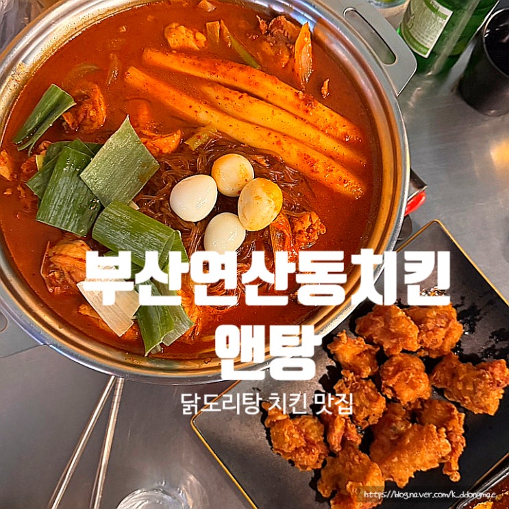  부산연산동치킨 앤탕 매콤한 닭도리탕 현지인 맛집