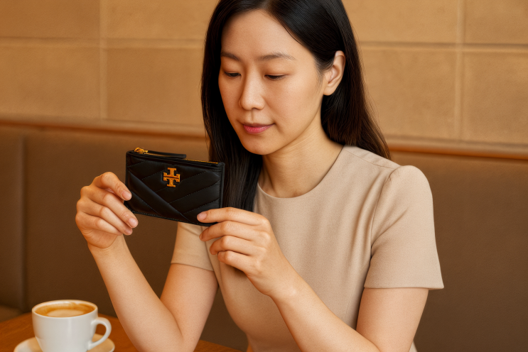  30대 직장인 여성들에게 가격 부담은 덜한데 깔끔해서 사랑받는 여성 명품 브랜드 카드 지갑으로 토리버치 추천