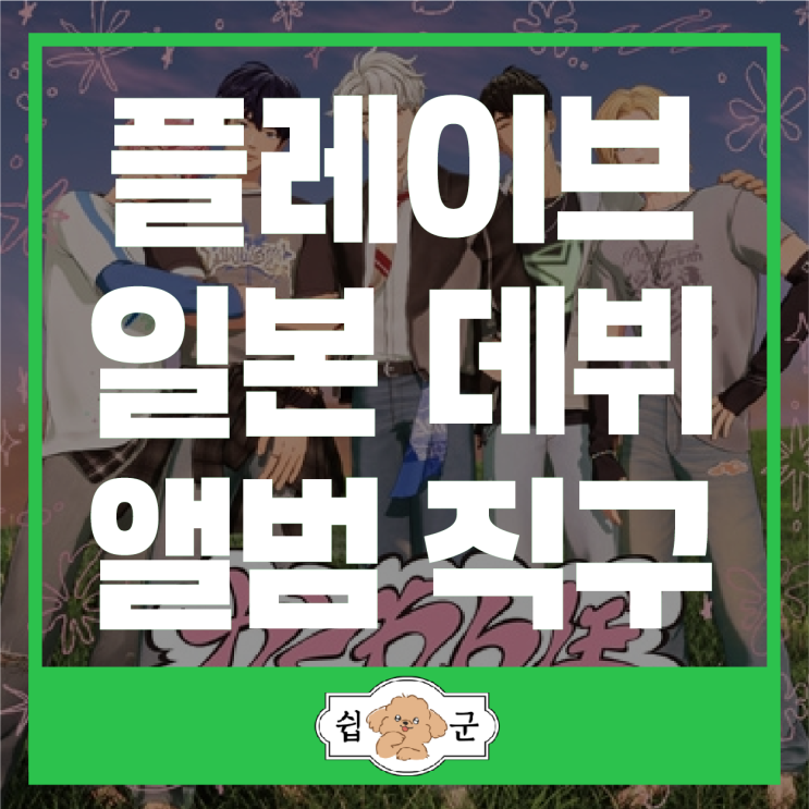  플레이브 일본 발매 앨범 종류 구성 구매 방법(일본 직구 배대지) +할인코드