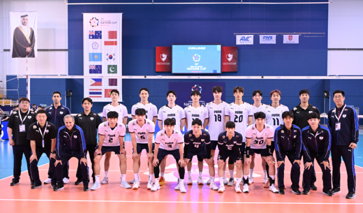 2025 <b>AVC</b> 네이션스컵 한국 <b>남자 배구</b>대표팀 <b>바레인</b>출장