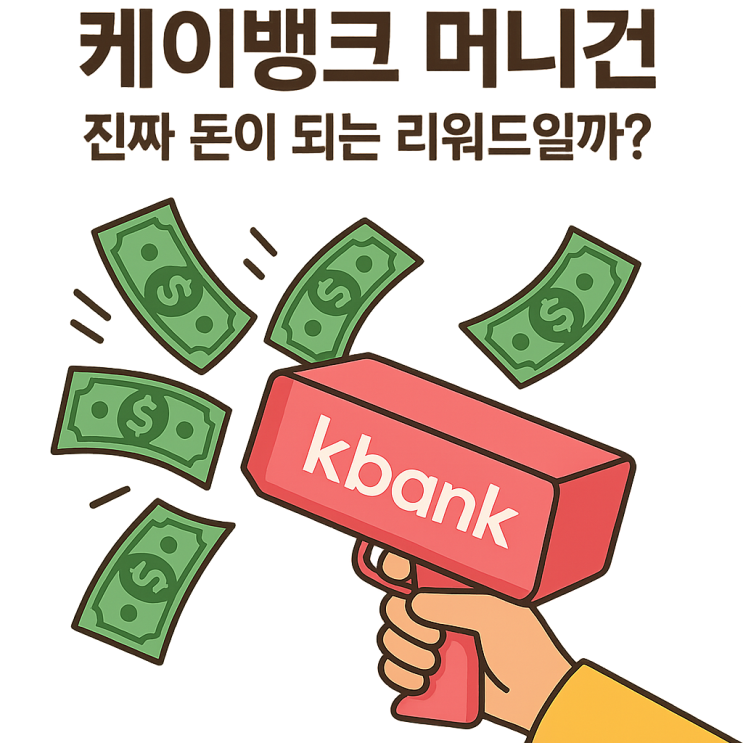  케이뱅크 머니건, 진짜 돈이 되는 리워드일까?