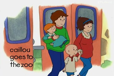  Caillou goes to the zoo 에서 배우는 영어표현