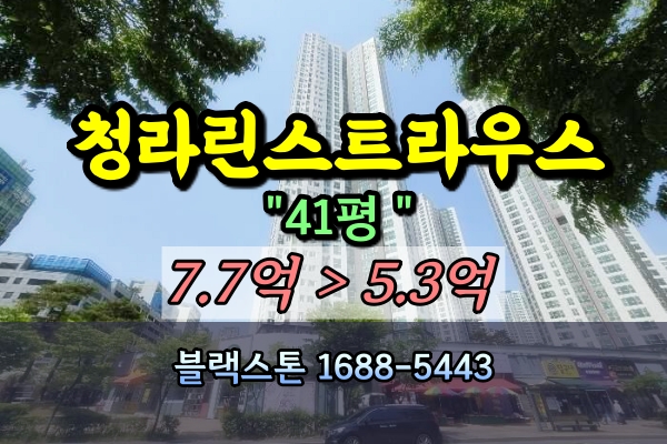  청라린스트라우스 경매 41평 [2024타경5693]