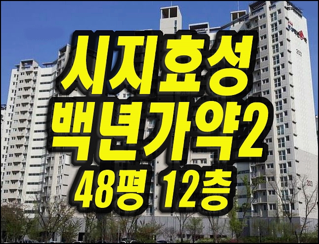  대구 수성구아파트경매 시지효성백년가약2단지 48평형