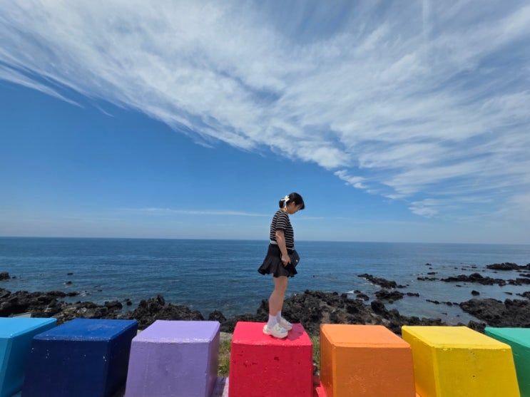  [제주일기] 제주도 놀거리 제주 공항근처 가볼만한곳  <도두봉 무지개 해안도로>