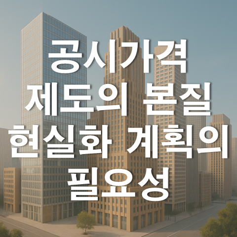 공시가격 제도의 본질과 현실화 계획의 필요성