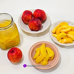 천도복숭아 제철 천도복숭아병조림 레시피 천도복숭아 후숙♪(feat. 돌쇠네 농산물)