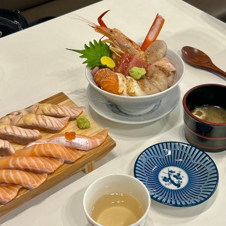 창원 상남동 초밥 맛집 오초오늘의초밥 연어초밥 카이센동