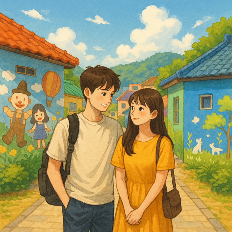 투어닷컴 울산 소개팅 장소 신화마을에서 데이트