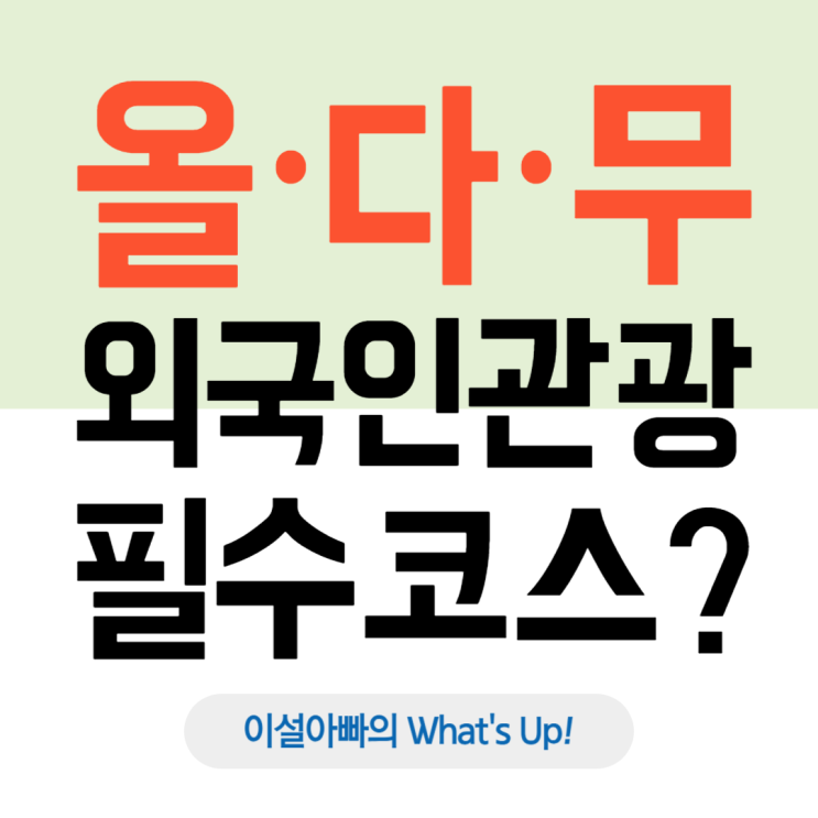  올다무(올리브영·다이소·무신사), 한국 여행의 필수 쇼핑 코스가 된 이유는?