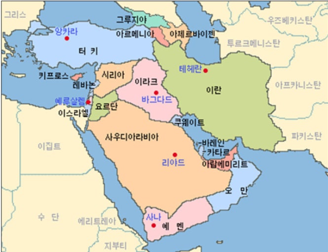  중동 사우디,UAE 순망치한