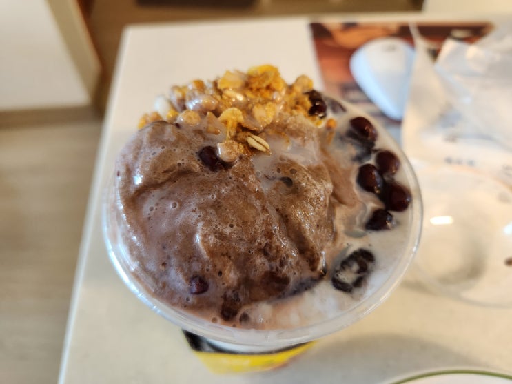  [송파 문정] 메가커피 팥빙수 젤라또 파르페