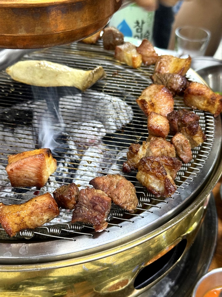 연남 숲길정육점∣항정살+물냉 완벽 조합