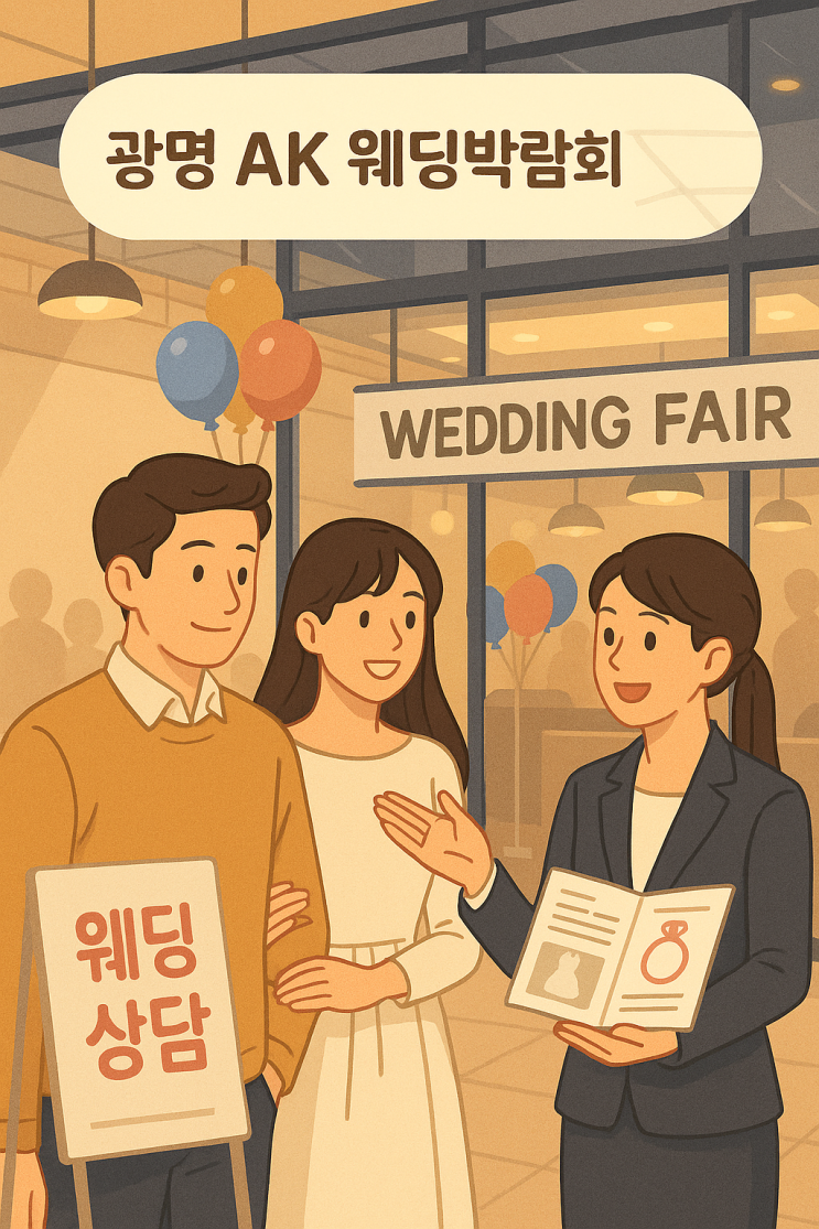 광명웨딩박람회 후기 AK 행사일정 7월
