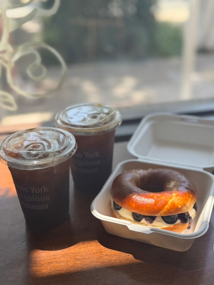  상해 브런치 카페 분위기 맛집 뉴욕베이글