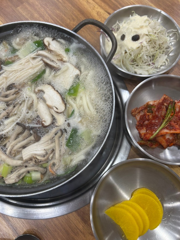 순천 금당 맛집 토박이 버섯 칼국수 – 24시간 영업