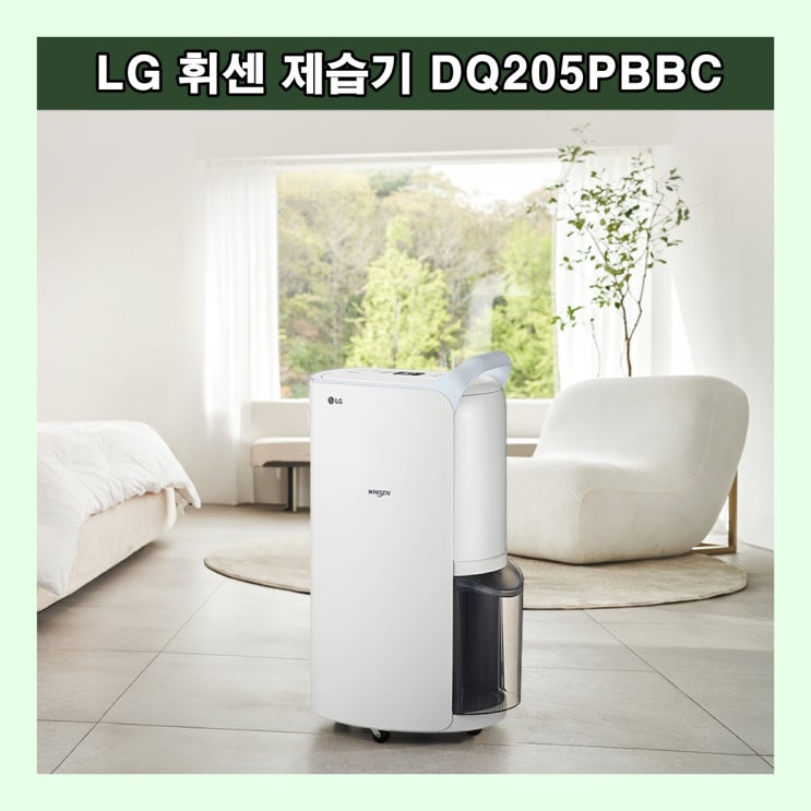  [대돈내산] 장마철 필수 가전 LG 휘센 제습기 DQ205PBBC