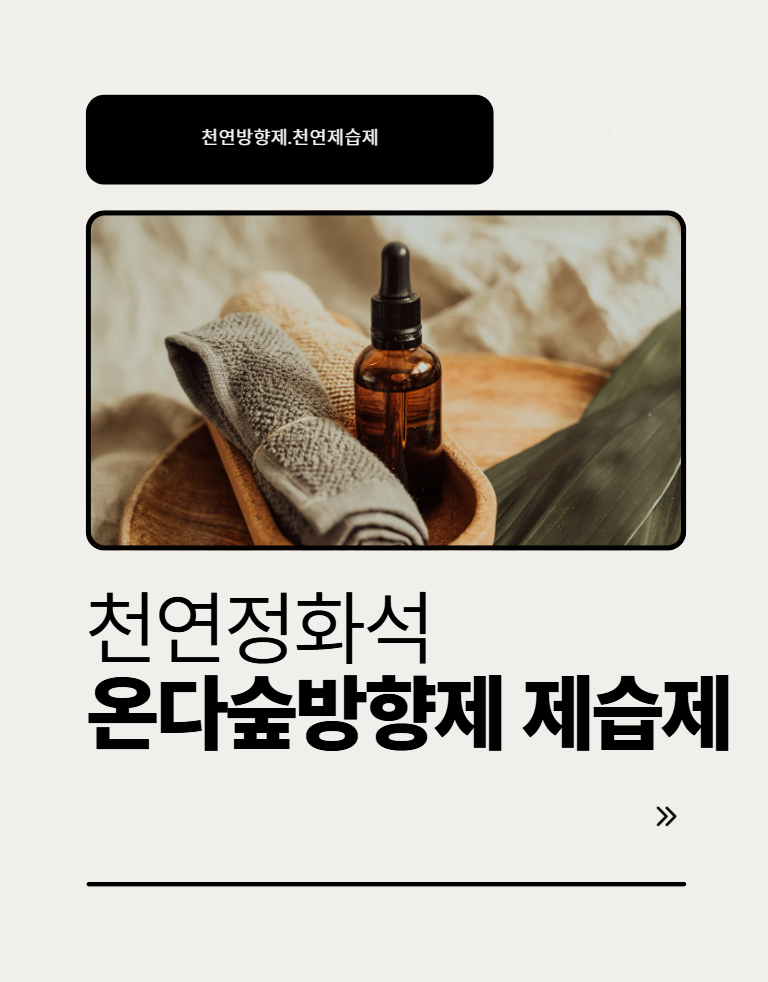 천연습기제거제추천 천연방향제 온다숲